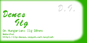 denes ilg business card